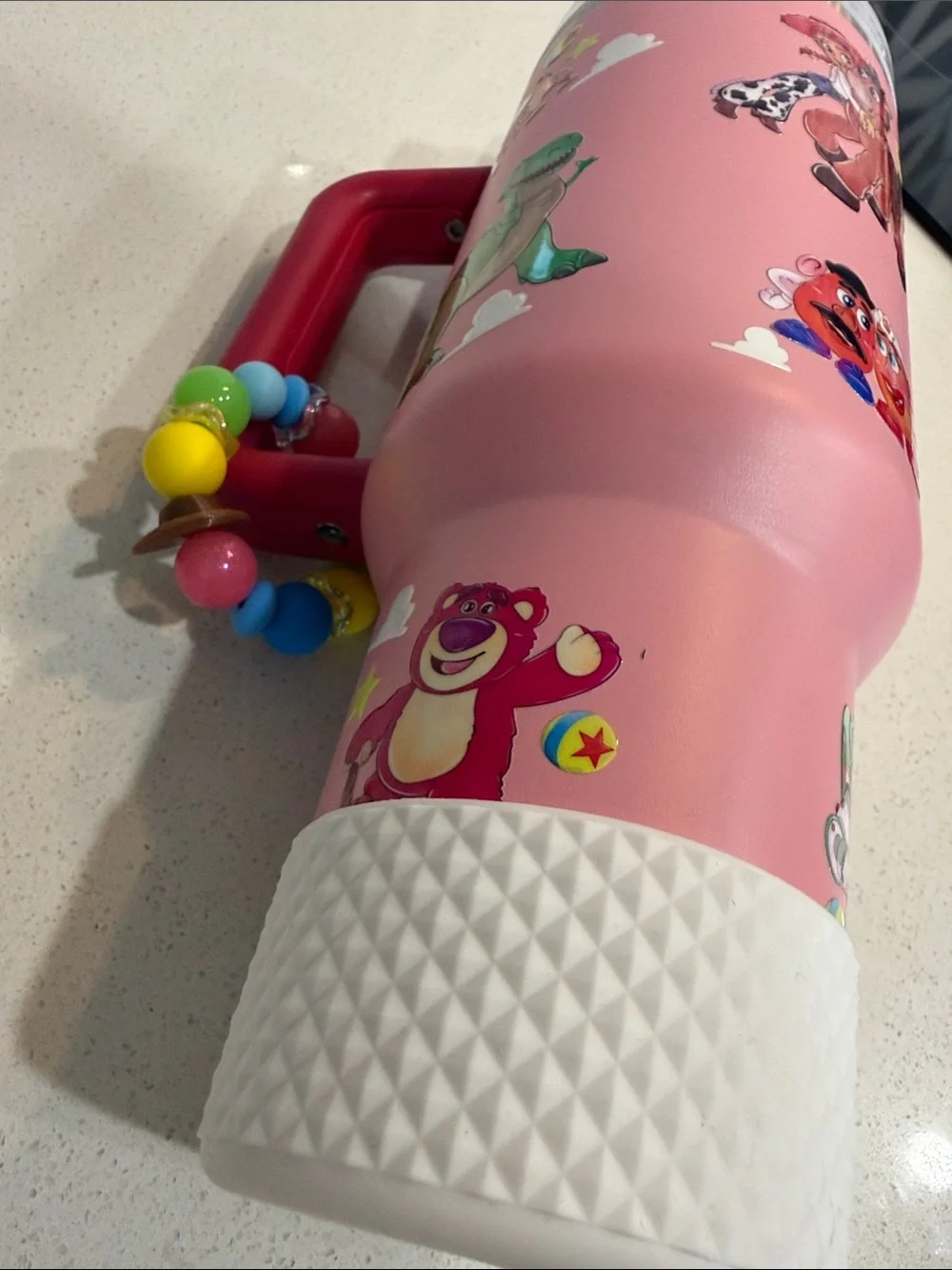 Stanley Pink Travel Tumbler Toy Story Decorative Top, Charm 40 oz